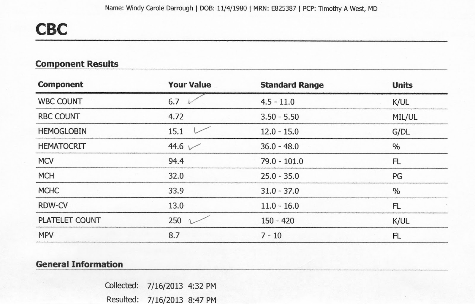 Senior Cat Blood Panel Ranges : Cat Blood Test Normal Values & Results ...