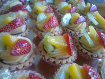 Baby fresh fruit tarts..min ode 50