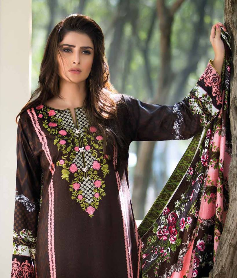 Mahrukh Winter Linen Embroidered Shawl Collection 2017 - Romantic Love ...