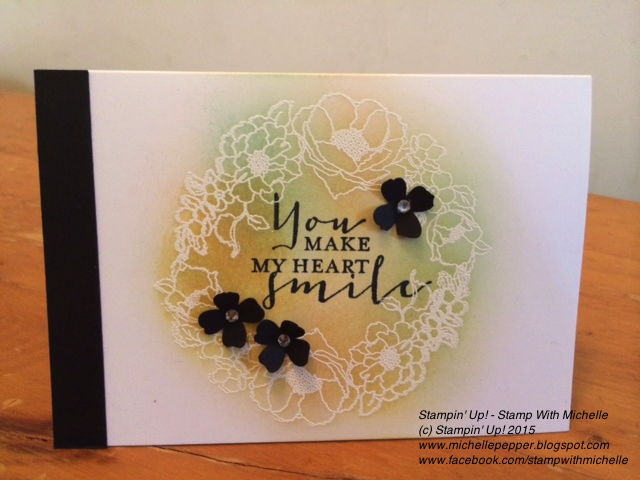 Stampin' Up! - Stamp With Michelle: Timeless Love Note Card