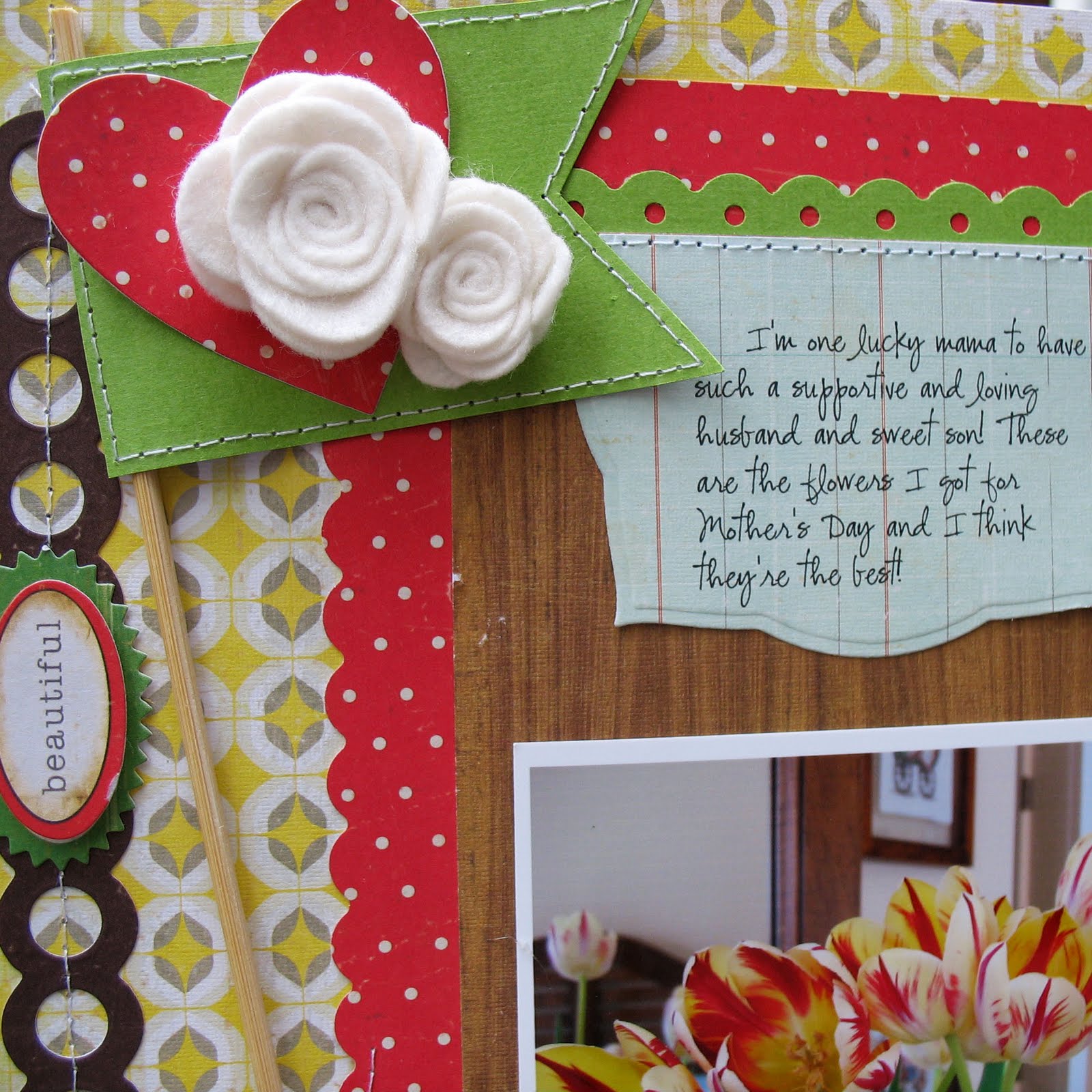 CardBlanc by Kathy Martin Flowers for Mama