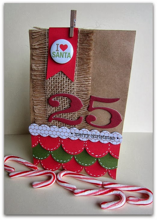 Decorating a Brown Gift Bag