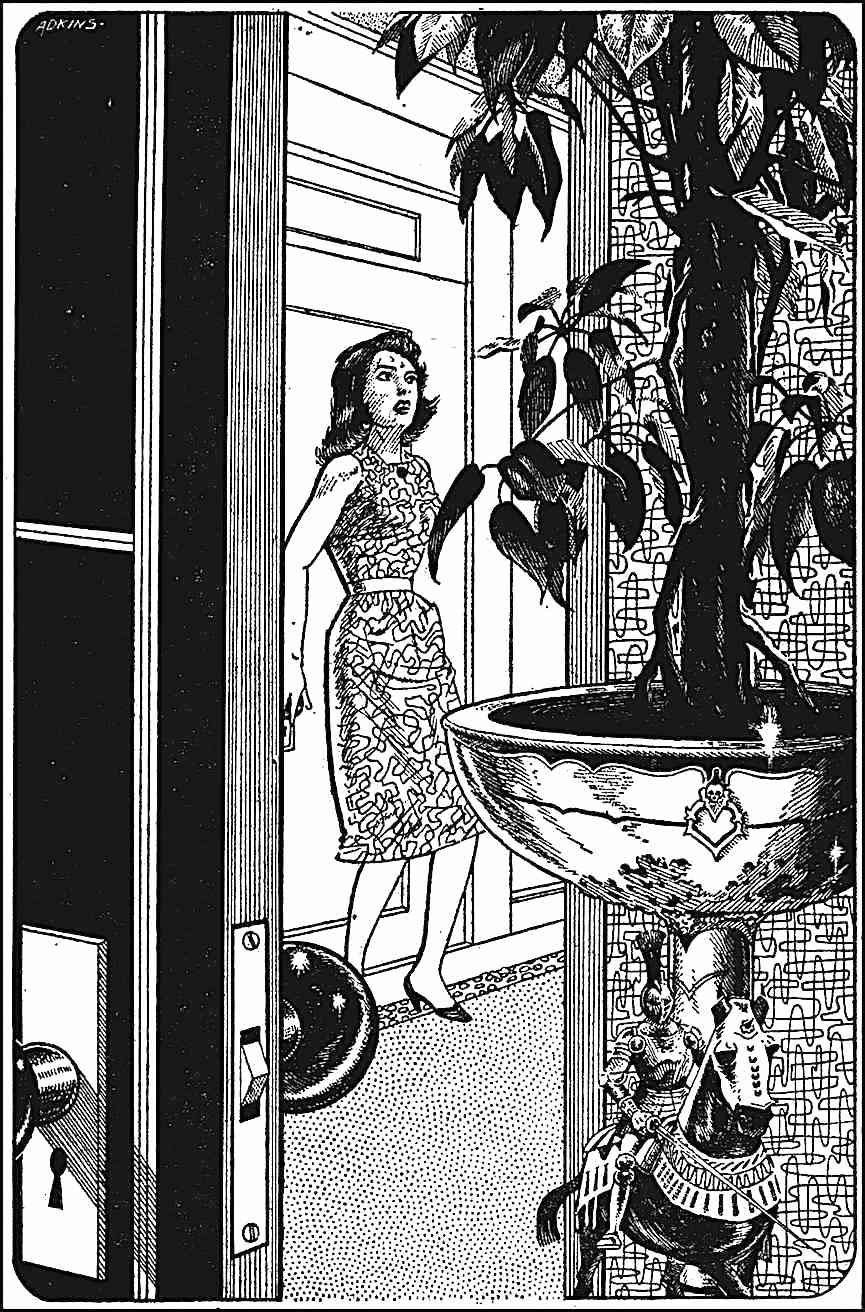 Dan Adkins a Dan Adkins story illustration of an anxious woman