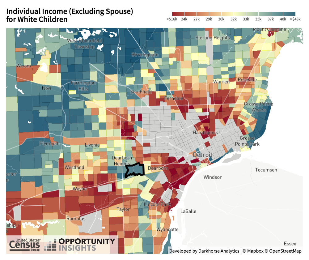 children born in highland park michigan earned an average individual income as adults in 2014 15 of 18k children born in plymouth michigan earned an children born in highland park michigan earned an average individual income as adults in 2014 15 of 18k children born in plymouth michigan earned an