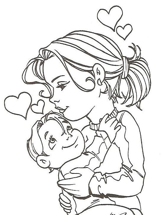 Мама с ребенком распечатать. Раскраска ко Дню матери. Мама раскраска для детей. Эскиз рисунка ко Дню матери. Рисунок для мамы раскраска.