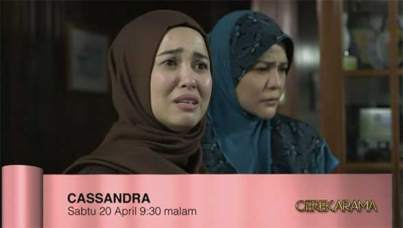Cerekarama Cassandra lakonan Emma Maembong