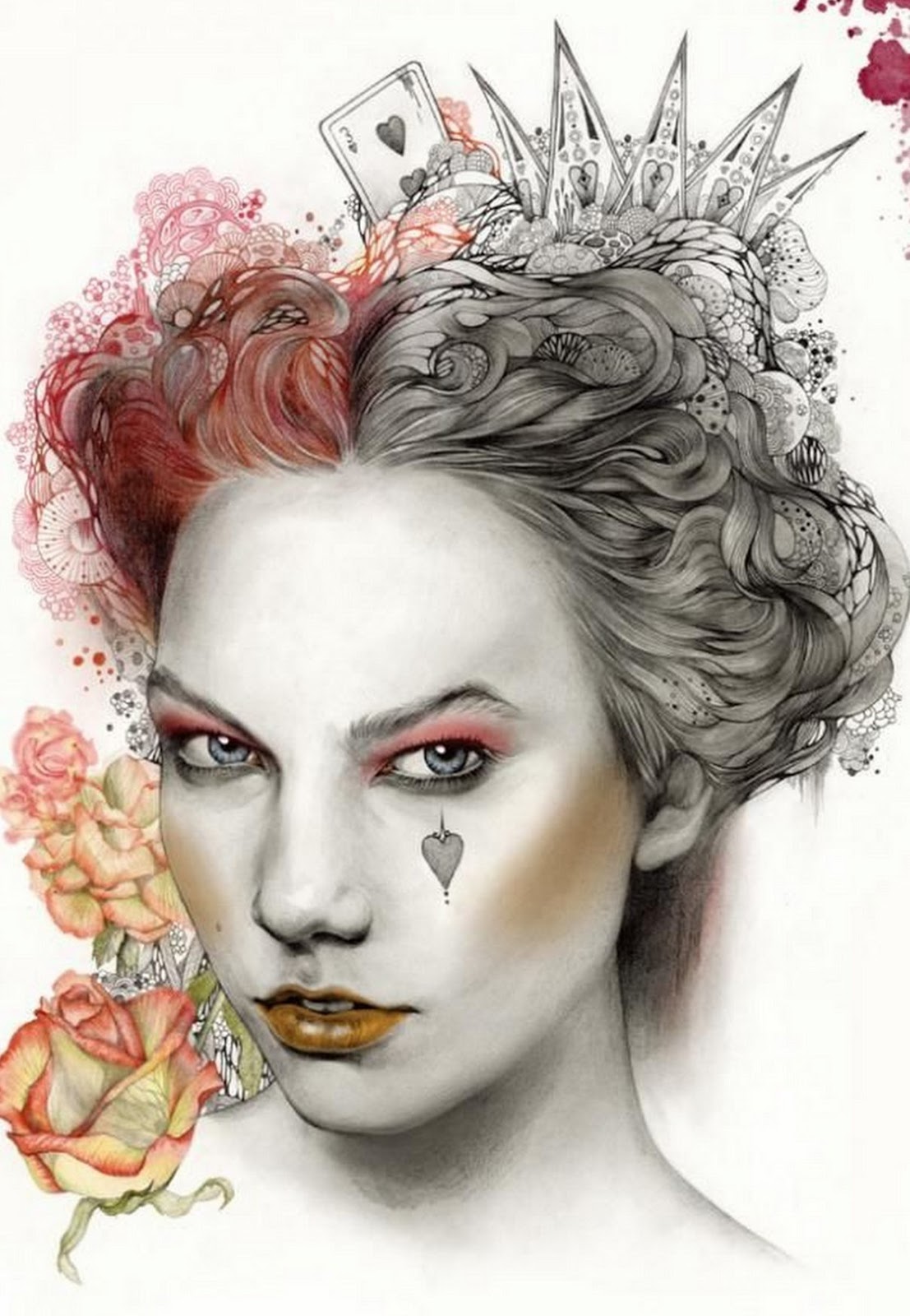 EL ARTE Y ACTIVIDAD CULTURAL: Retratos (rostros) Artísticos de Mujeres