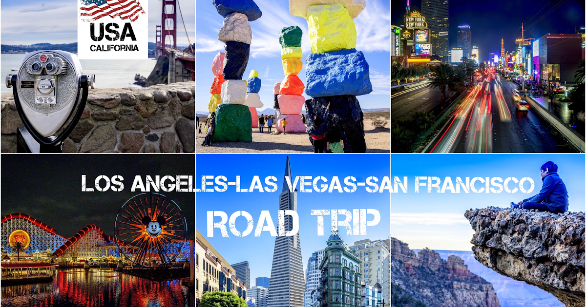 LA Las Vegas San Francisco Self Drive Road Trip 16 Days Holiday Itinerary for families