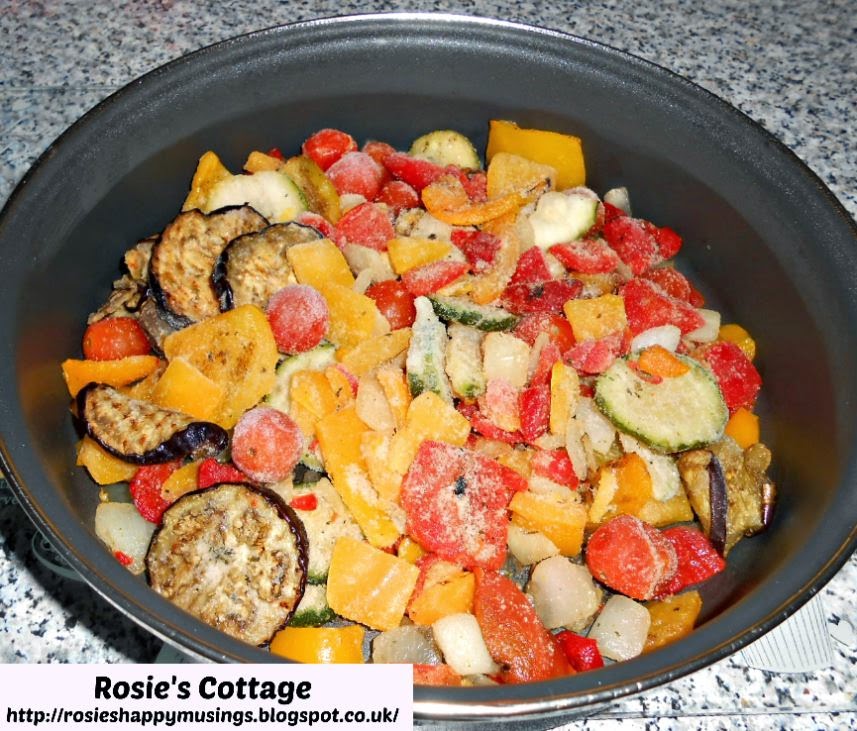 Rosie's Cottage Super Easy Chicken & Mediterranean Vegetables