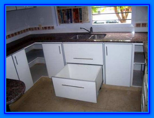 Muebles de cocina detalle para instalar cajones correctamente | Web del