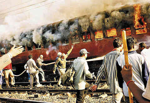 The Sabarmati Express was on fire, Godhra