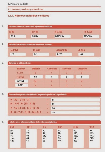 http://www.orientacionandujar.es/wp-content/uploads/2013/06/cuaderno-de-verano-matematicas-1-ESO.pdf-soluciones.pdf