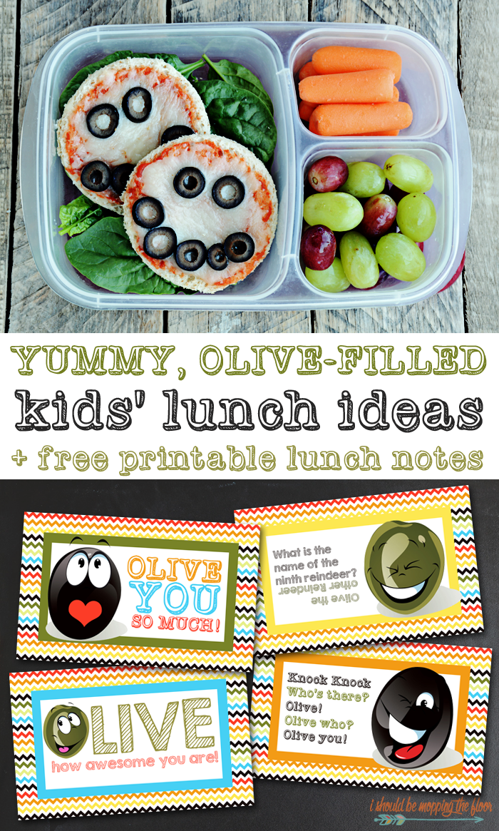 Kids' Lunch Ideas and Free Printable Lunch Notes