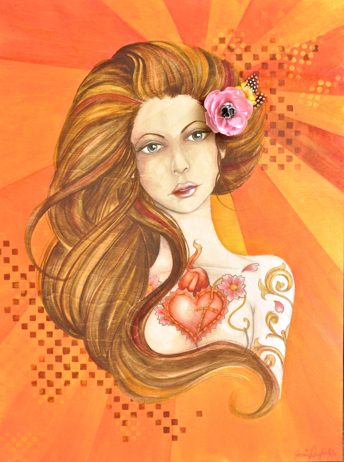 Charity Wings: Jamie Dougherty Art Raffle and Party Arty Livestream TODAY!