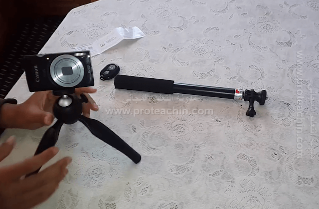 مراجعة عصا السيلفي مع تريبود للتصوبر Mini Tripod Mount Selfie Stick مع تخفيضات رائعة