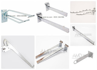 Tự Lắp Đặt Đơn Giản Tay Đỡ Giá Kệ, Móc Treo Phụ Kiện, Thanh Ray Gắn Tư - 12