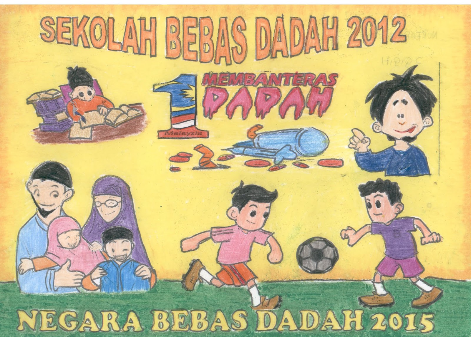 Poster Anti Dadah  SMK.TAMAN SELESA JAYA 2