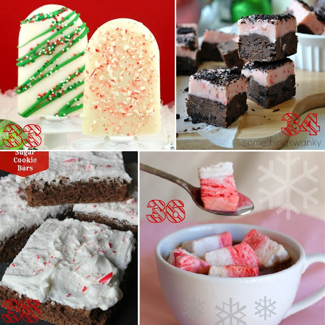 Christmas candy cane and peppermint dessert ideas