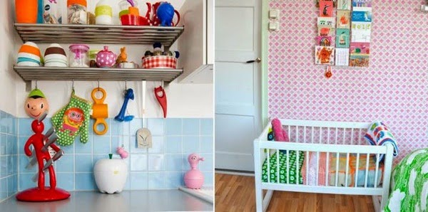 Ideas for a colorful casual home