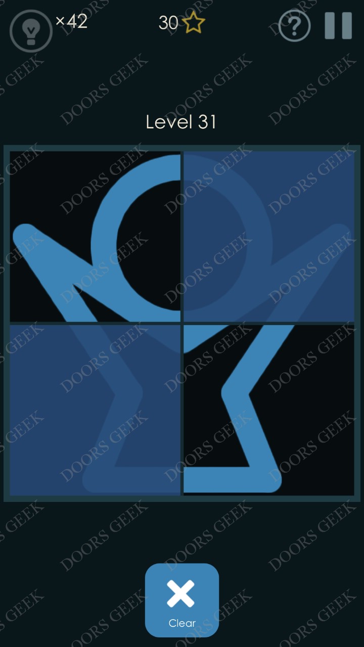 Symmetry Drawing Puzzles Level 31 Doors Geek