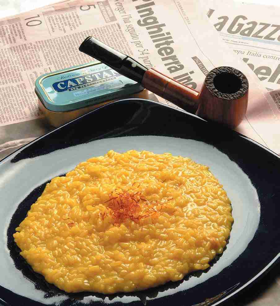 La mia cucina Risotto alla milanese come lo mangiava Gianni Brera