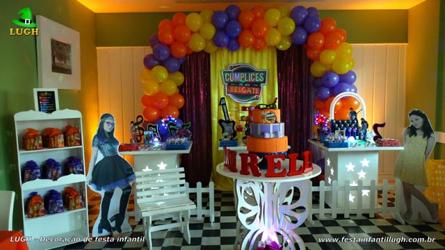 Decoração festa infantil Cúmplices de um Resgate - Provençal simples Decoração festa infantil Cúmplices de um Resgate - Aniversário feminino - Provençal simples