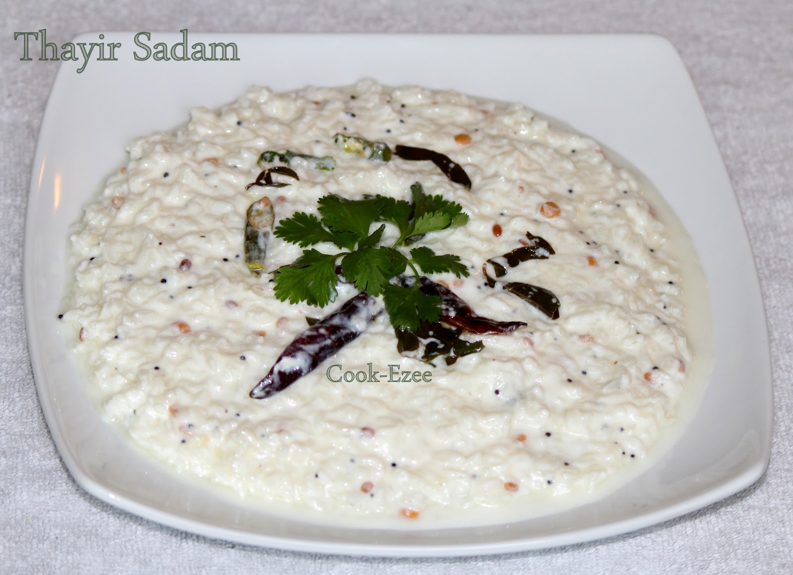 COOKEZEE Thayir Sadam/Yogurt Rice/Curd Rice