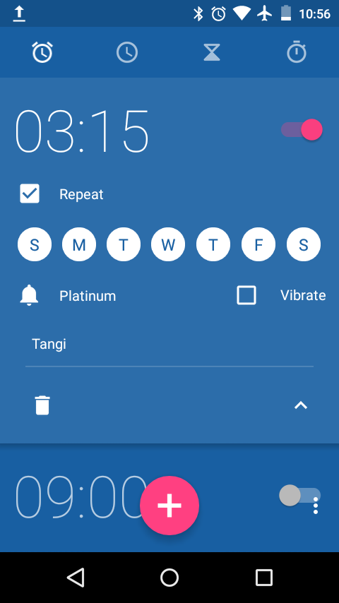 Google Clock Android Aplikasi Jam Alarm Stopwatch dan Timer dari Google