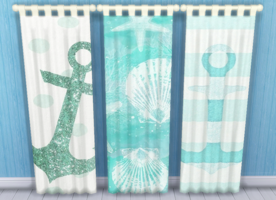 Beach Theme Shower Curtains Lowe's Curtains and Valances