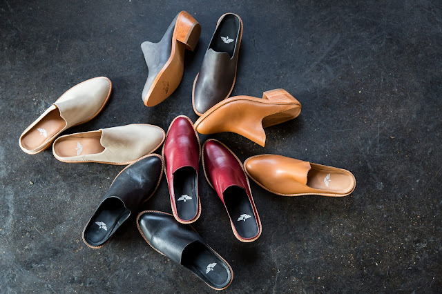 michelle leather mules