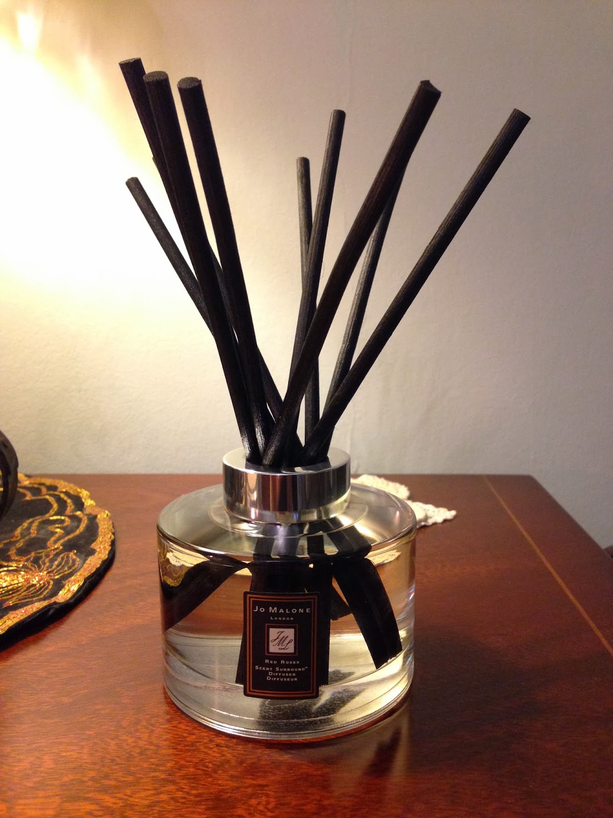 Smelling of Red Roses Jo Malone Red Roses Candle and Diffuser