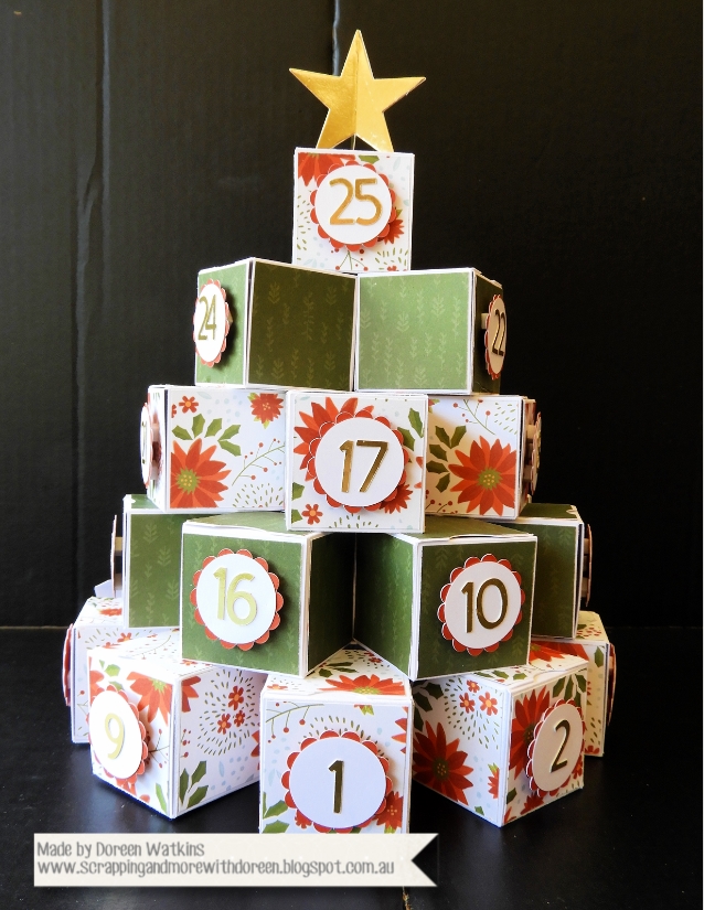 butterfly hearts scrapbooking and paper crafts beary beary christmas advent calendar