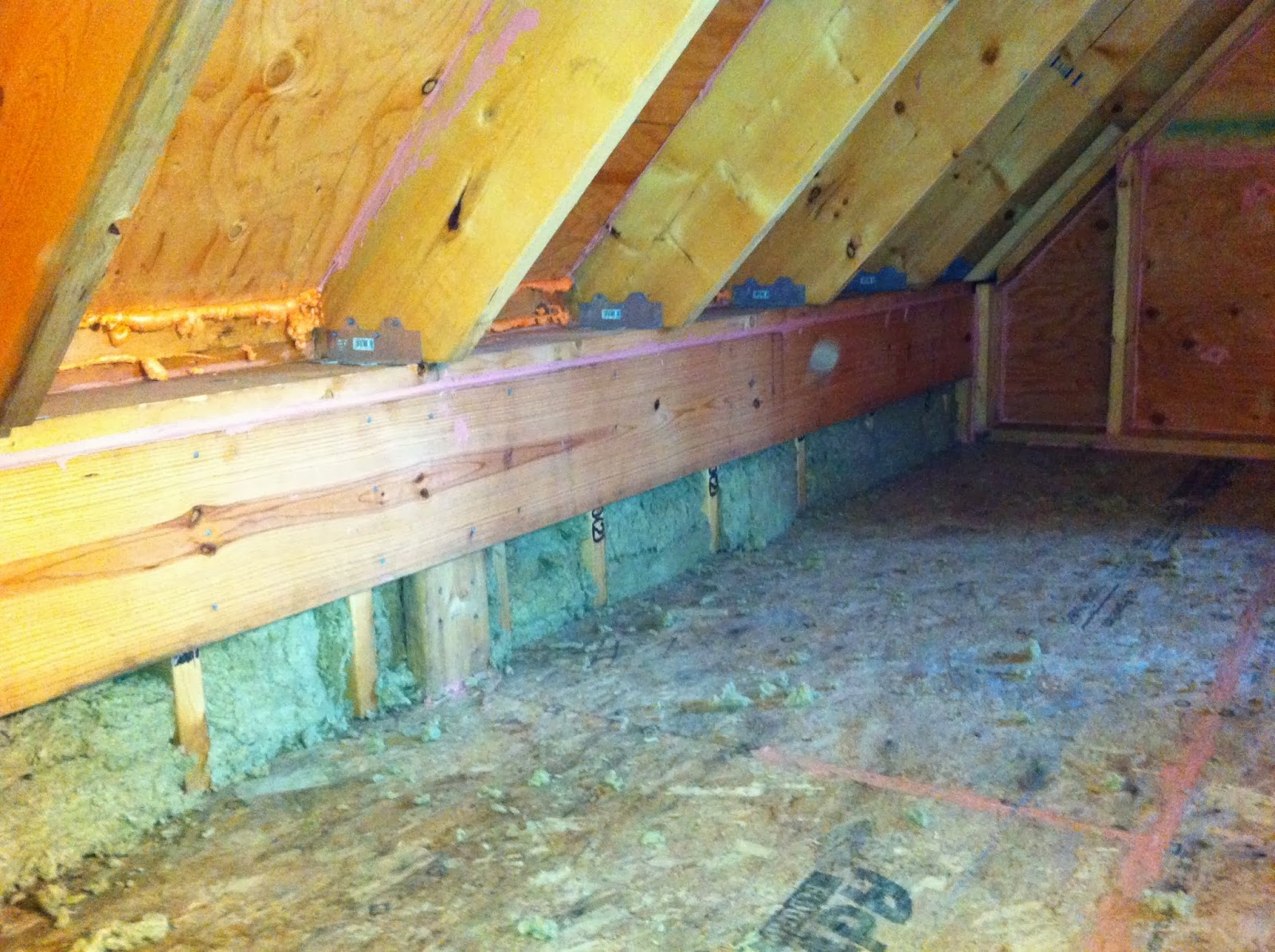 Green in Greenville Insulation in Kneewalls