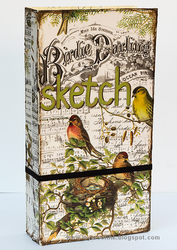 Layers of ink - Aviary Sketch Storage Holder tutorial by Anna-Karin Evaldsson Layers of ink - Aviary Sketch Storage Holder tutorial by Anna-Karin Evaldsson