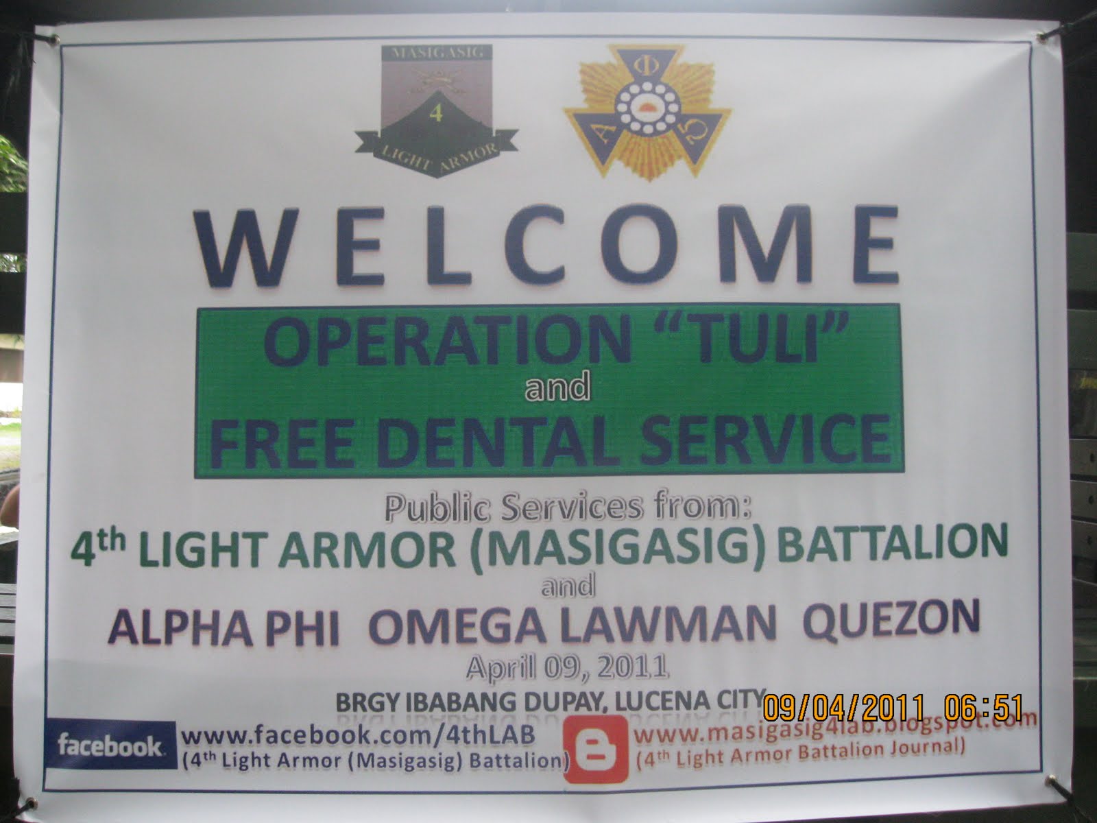 4th Light Armor Masigasig Battalion Journal Operation Tuli And