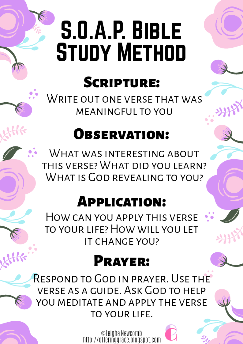 Soap bible study method howlomi