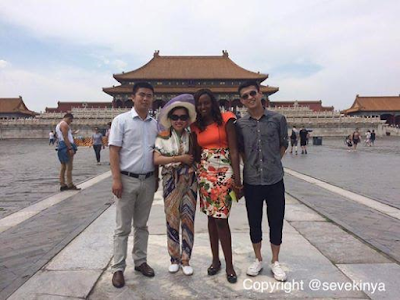 5 Photos: Kenyan girl who photoshopped herself into photos of tourist attraction sites in China goes on a real tour