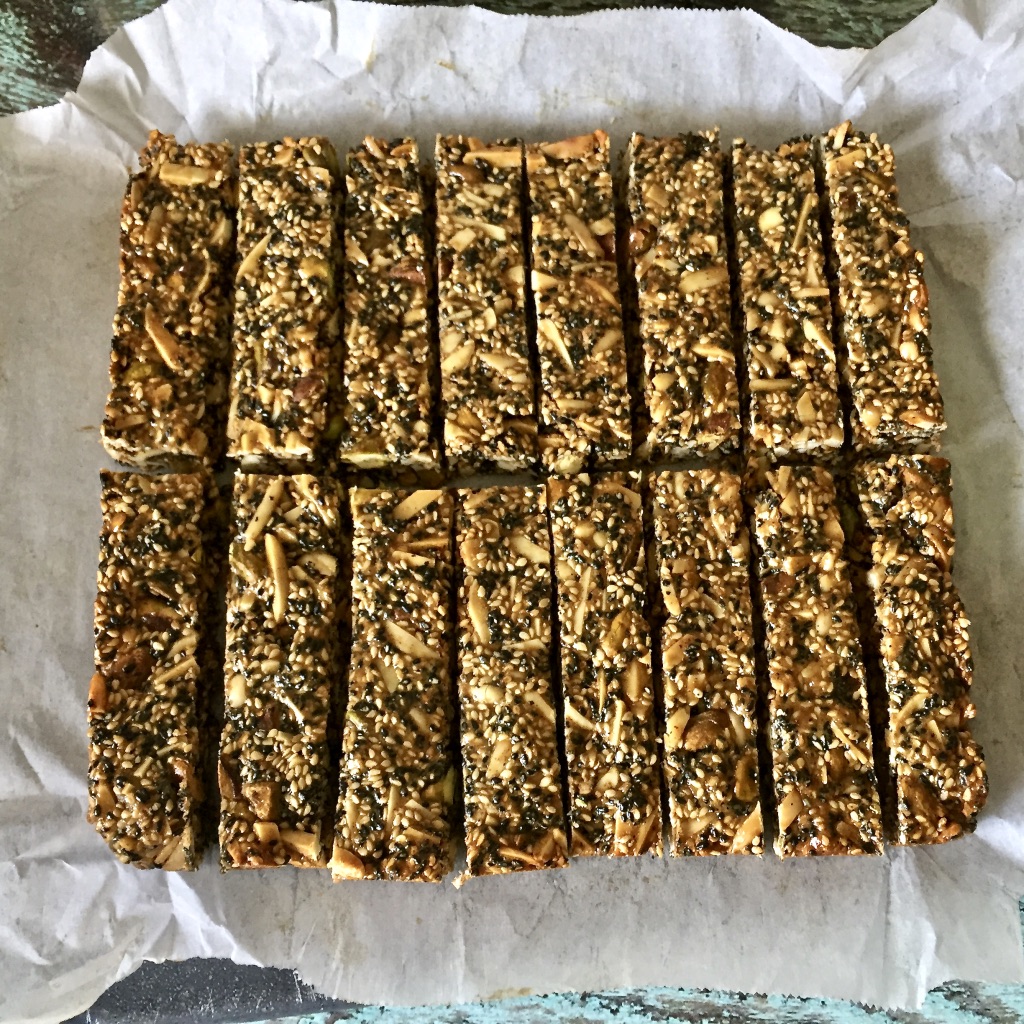 All That's Left Are The Crumbs ChocolateDipped Sesame Nut Bars CreativeCookieExchange