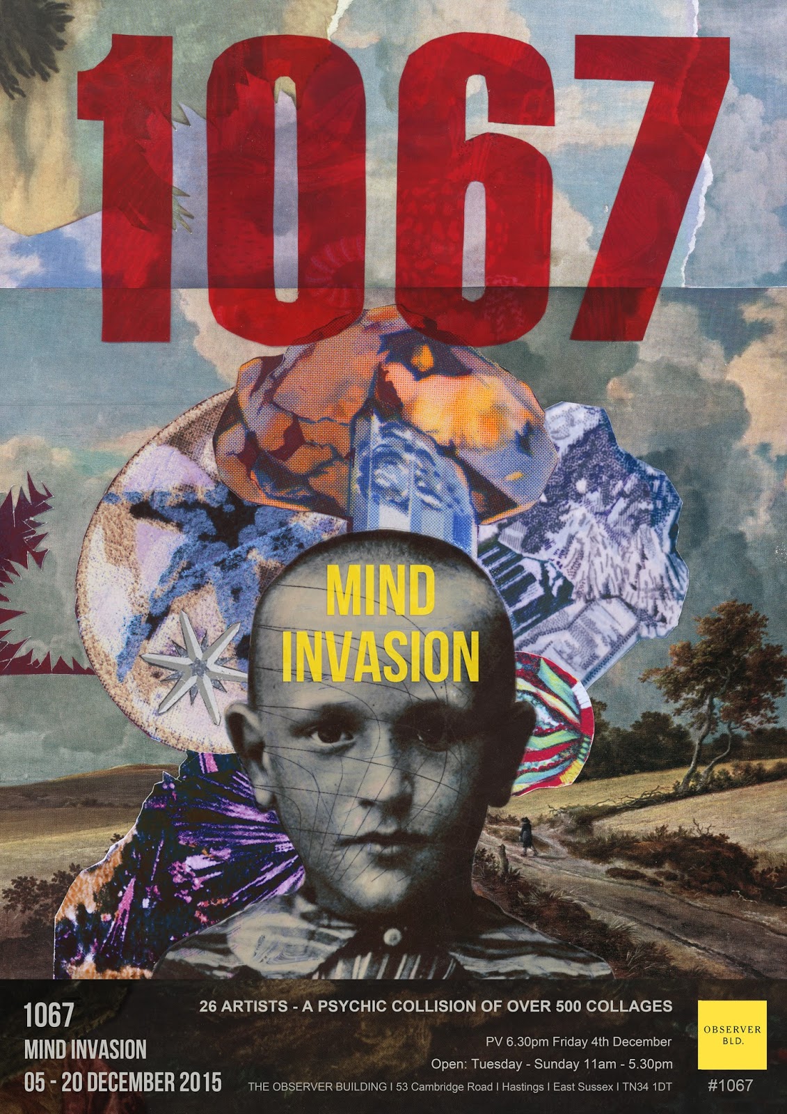 1067 : A MIND INVASION – HASTINGS, UK 4 DECEMBER 2015. “