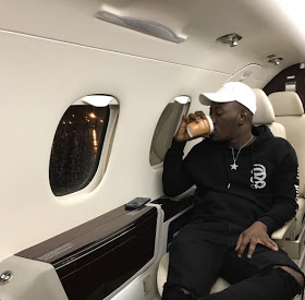 THE KRANE STORY! Photo Of Dammy Krane Posing In A Private Jet Booked With A Stolen Card