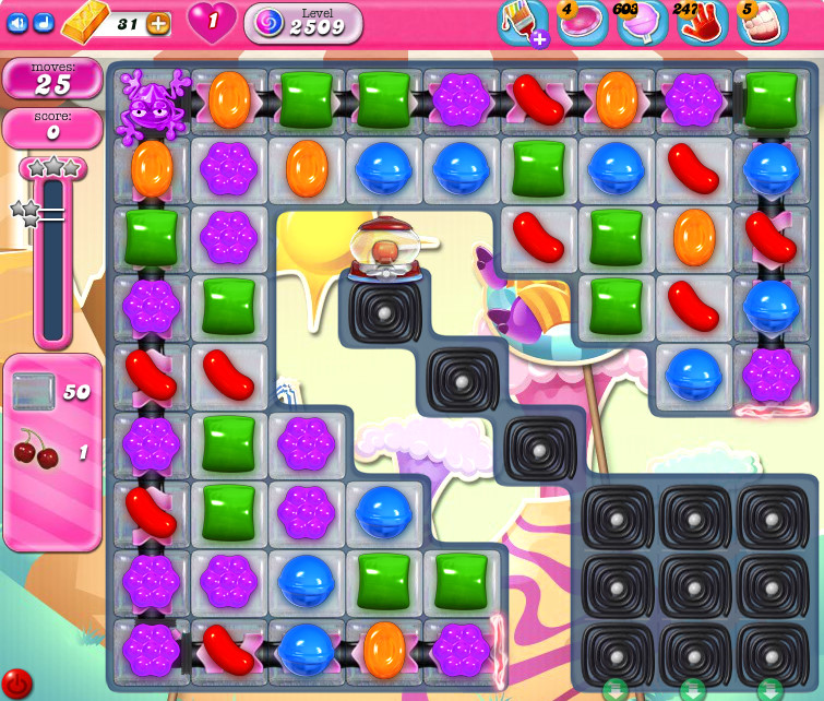 Candy Crush Saga level 2509 Candy Crush Saga level 2509