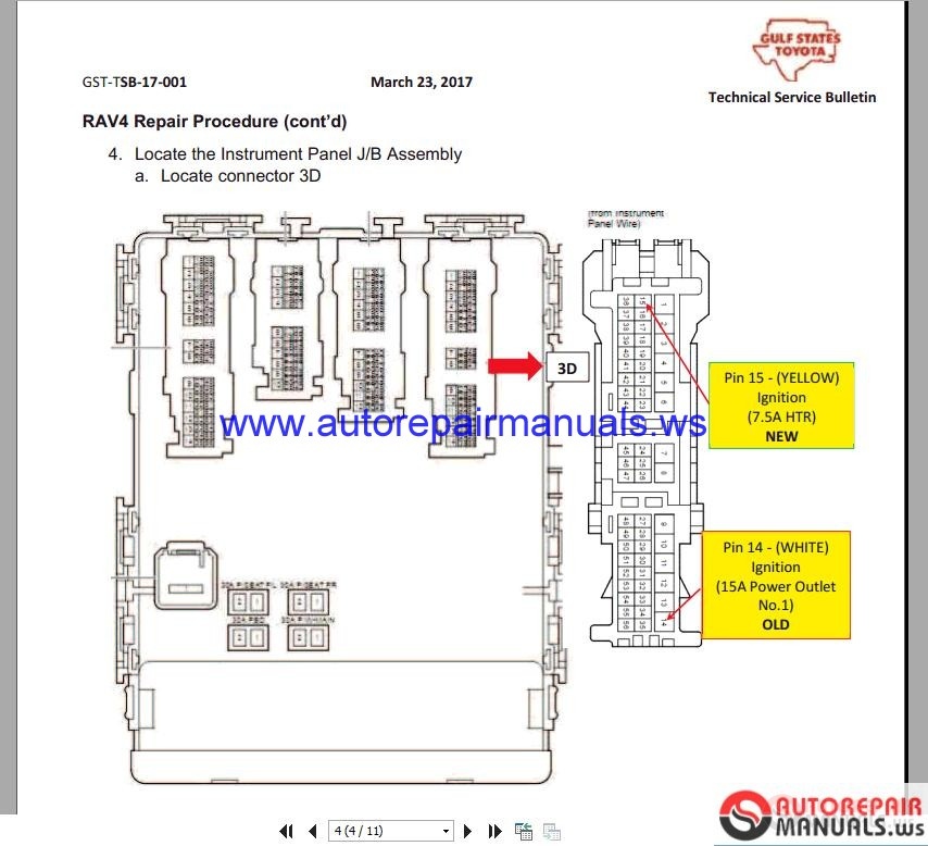 FreeAutoEpcService: Toyota RAV4 2016 2.5 Wiring Diagrams Download Free!!
