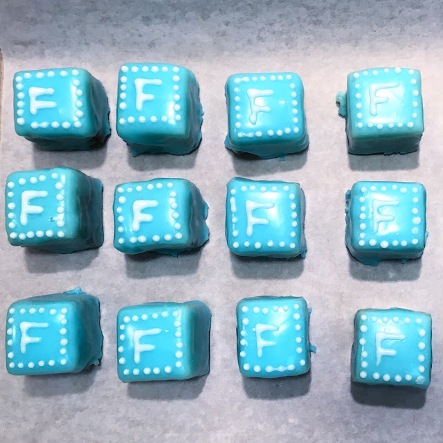 Box of Glazed and Decorated Petits Fours Box of Glazed and Decorated Petits Fours