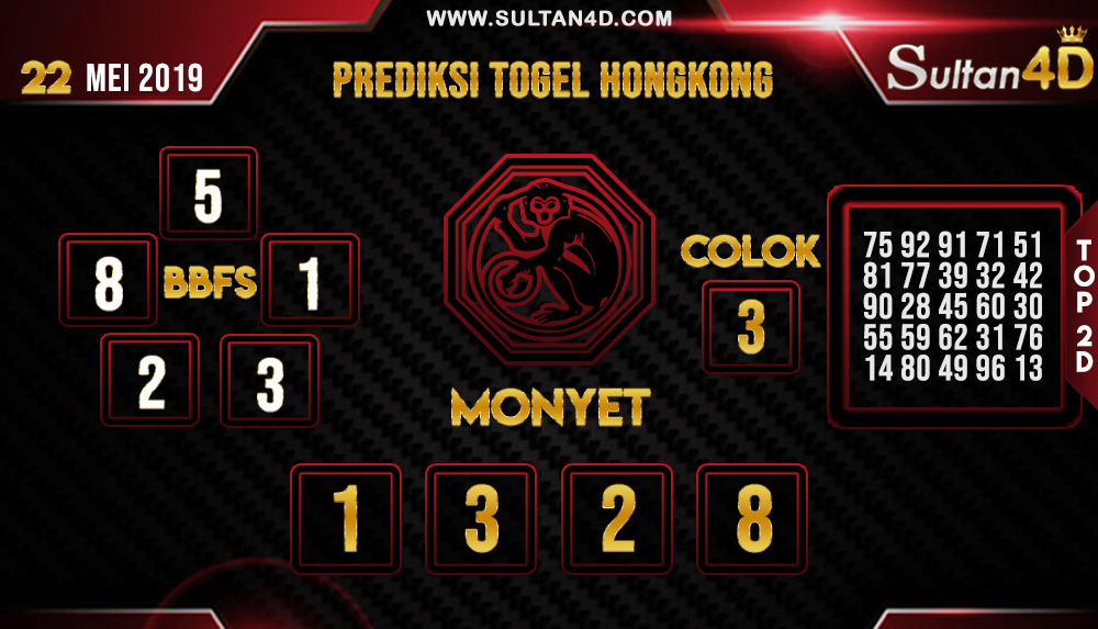 PREDIKSI TOGEL HONGKONG SULTAN4D 22 MEI 2019