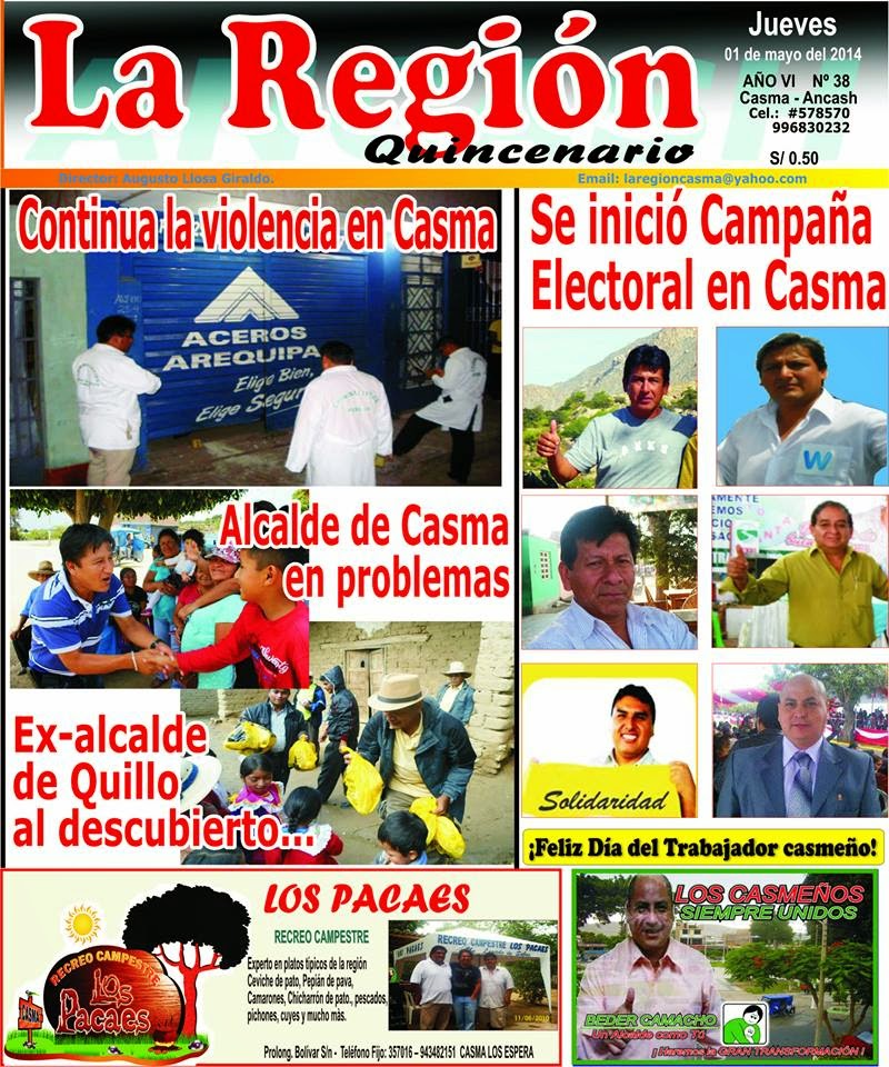 Periódico La Región N° 38