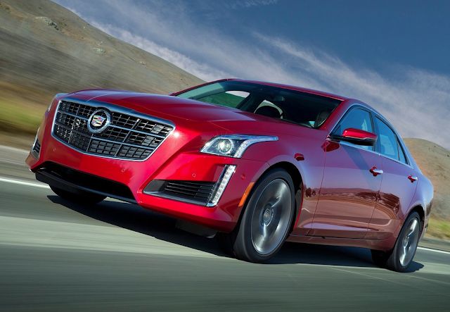 CTS 2014 Cadillac CTS red