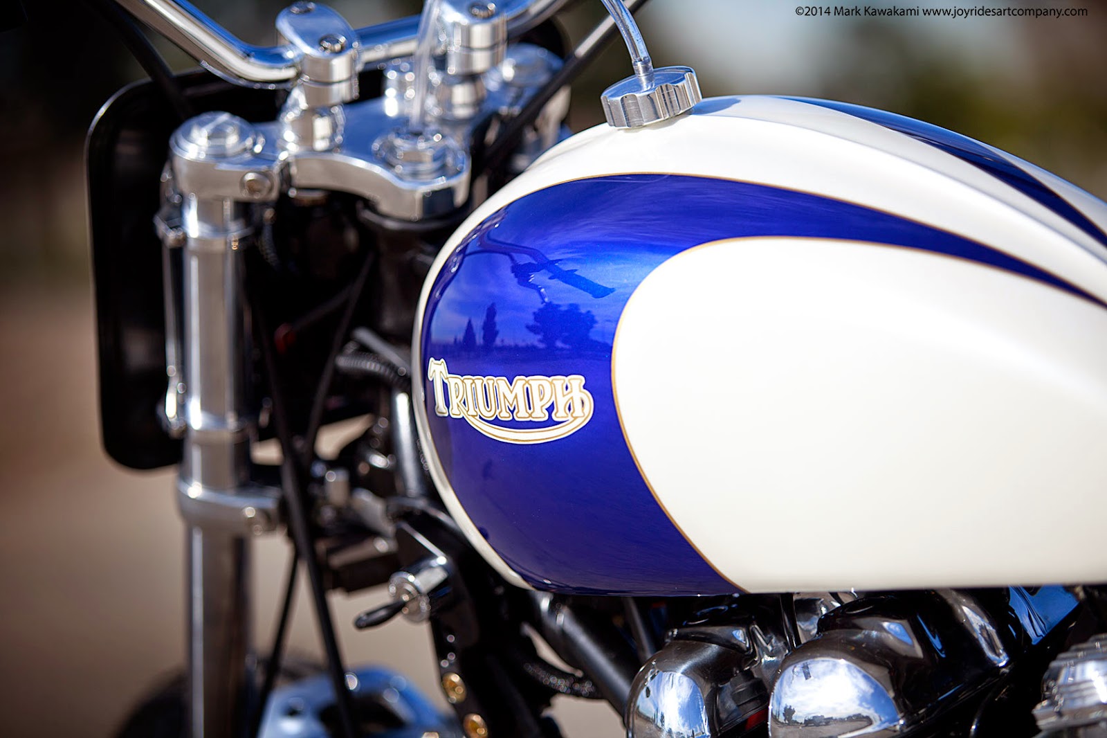 JOYRIDES ART CO Top Shelf Customs Triumph Scrambler