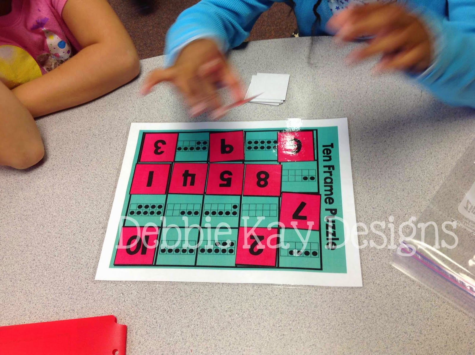 debbie kay designs Ten Frame Puzzle Races