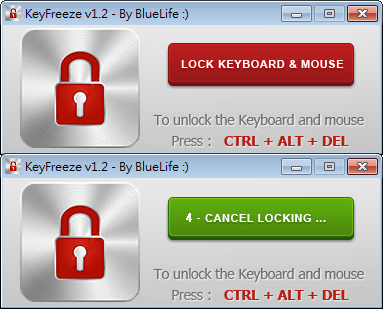 鍵盤滑鼠鎖定器軟體推薦：KeyFreeze Portable 免安裝下載，可鎖住鍵盤滑鼠避免誤觸