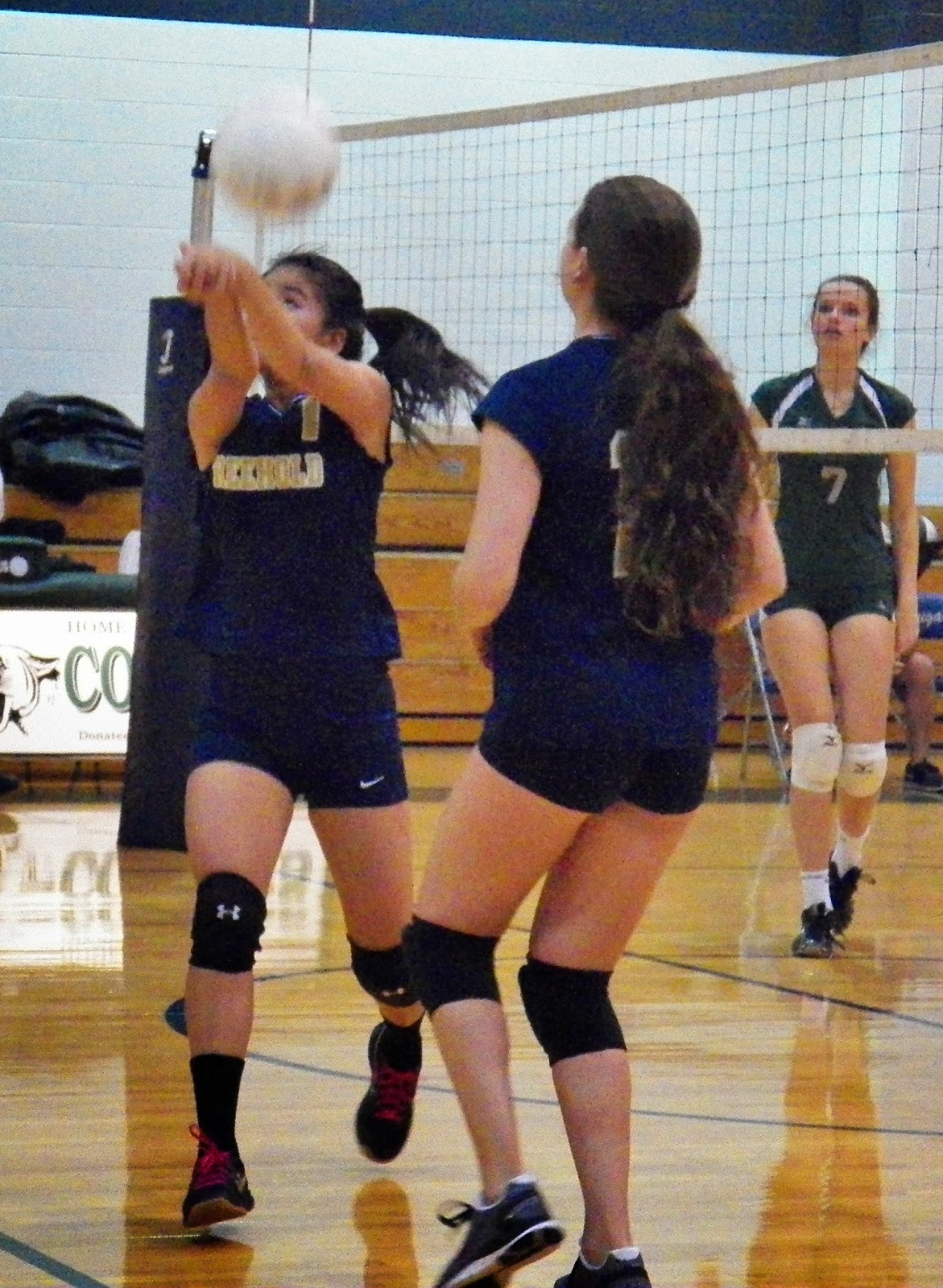 Freehold Boro HS Girls Volleyball Match 13 Colts Neck 10/08/14